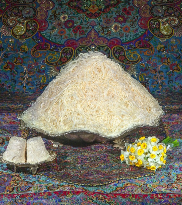 پشمک زعفرانی